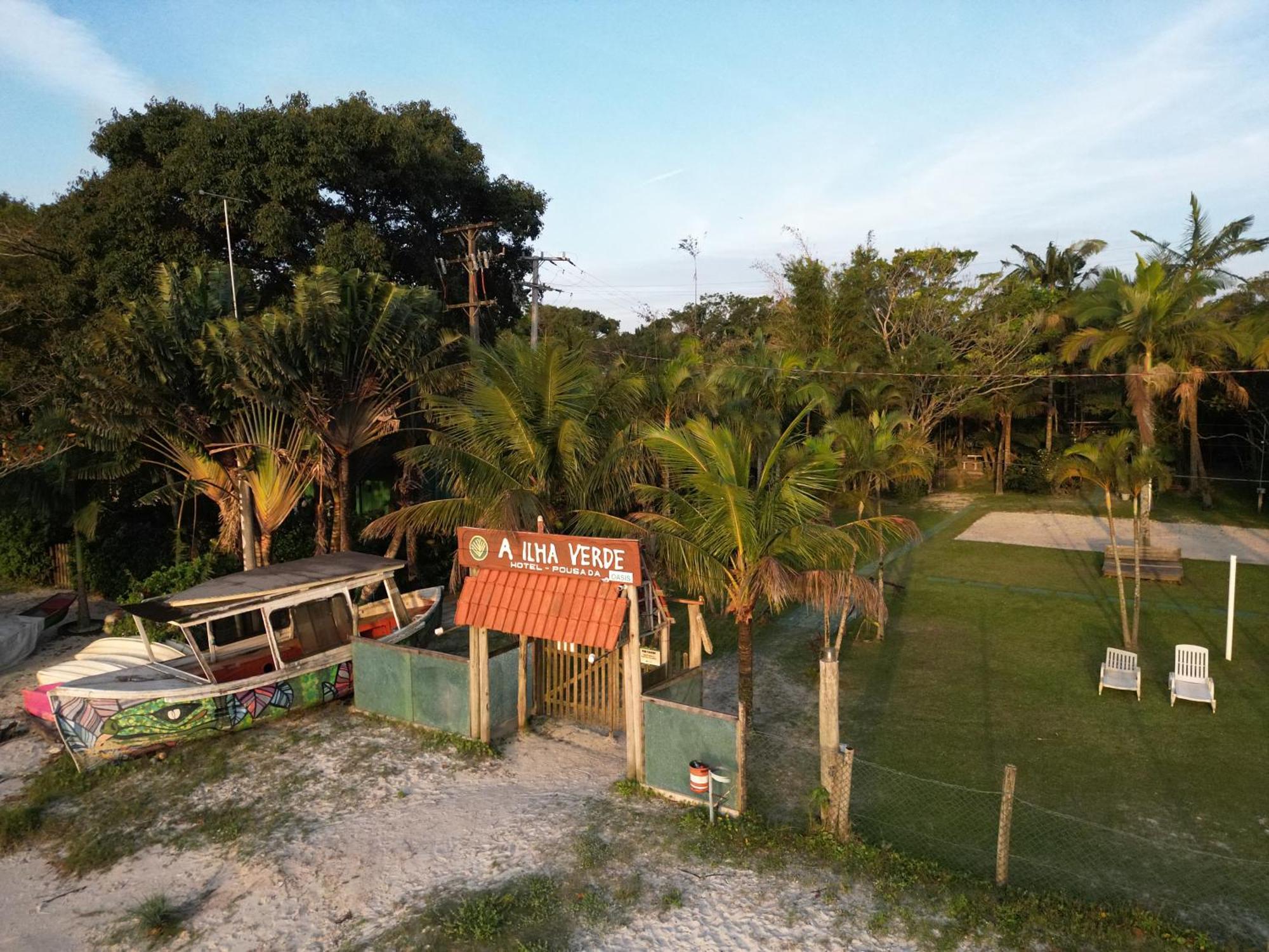 A Ilha Verde Hotel Pousada Na Praia Ilha do Mel Luaran gambar